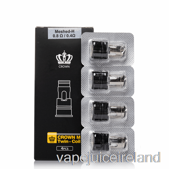 Vape Juice Uwell Crown M Replacement Coils 0.4/0.8ohm Crown M Twin Coils